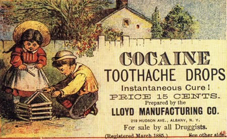 טיפות קוקאין נגד כאבי שיניים